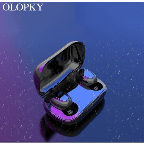 TWS Wireless Earphones Bluetooth 5.0 HD Call In-Ear Stereo Headset With Charging Case HiFi Sound Bluetooth Headset Waterproof