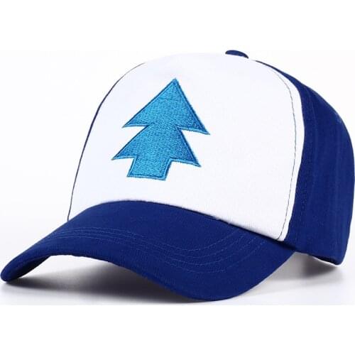 Dipper Blue Pine Hat Embroidered Snapback Cloth & Braid Adult One Sz Royal/White Baseball Cap