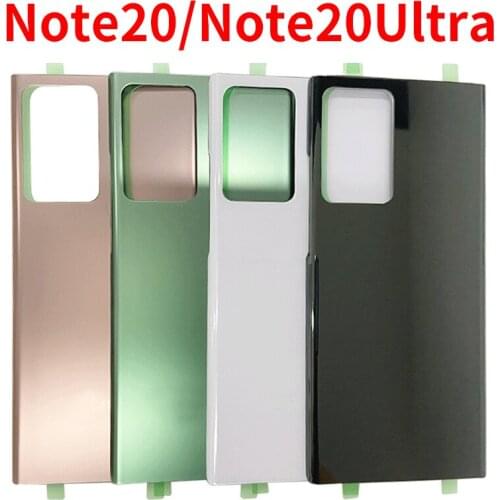 For Samsung Galaxy Note 20 Ultra Back Case Battery Cover Glass Housing Cover Note20 Ultra Door Rear Case Replacement Note 20