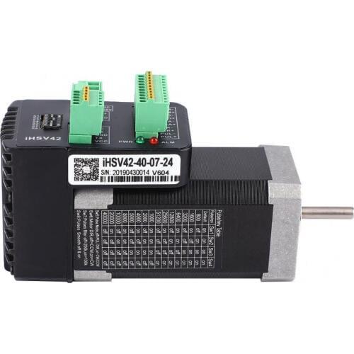 IHSV42-40-07-24 NEMA17 Integrated Servo Motor 24VDC 78W with 1000 Lines Encoder Brushless Driver