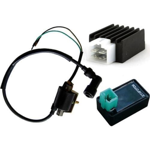 Ignition Coil & Cdi Unit & Regulator 90 110Cc 125Cc Pit Quad Dirt Bike Atv Buggy