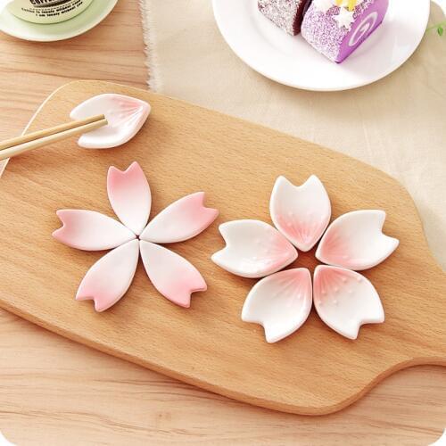 Japan Style Ceramic Chopsticks Rack 5 Pcs/Lot Home Dining Table Chopsticks Placemat