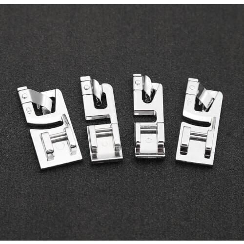 4pcs Household Sewing Machine Multifunctional Embroidery Tools Presser Foot Feet Quilting Embroidery Accessories 3.5x1.5x0.5cm