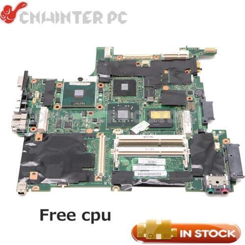 NOKOTION 63Y1187 42W8127 60Y3749 Mainboard For Lenovo ThinkPad T400 R400 14 inch Laptop motherboard DDR3 Free cpu