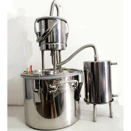10/15 L Liters 2/3 Gal Household Stainless Steel Moonshine Still Wine Maker Brew Kit Alcohol Distiller Boiler Wine Making 2019