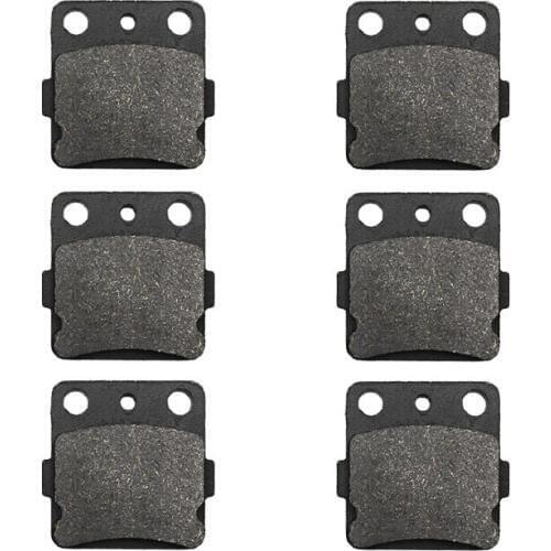 Motorcycle Front and Rear Brake Pads for HONDA TRX 250 TRX250 Fourtrax 250 1987-1992 TRX300 TRX 300 Fourtrax 1993-2009