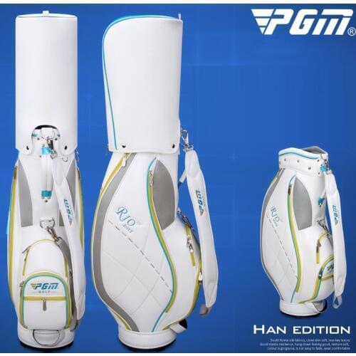 Pgm Golf Standard Bag For Women Ultra-Light Travel Bag Wheels Stand Caddy Airbag Flight Aviation High Capacity Golf Bags D0478