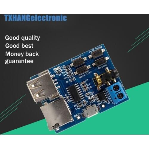 TF card U disk MP3 Format decoder board module amplifier decoding audio Player diy electronics