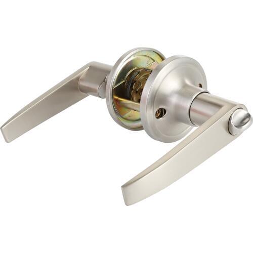 Entry Lever Door Handle With Lock Keyed Entry Home Use Copper Indoor Door Lock With 3 Keys Accessory Tool 810SS-ET