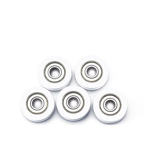 5pcs Embedded 608U Groove Ball Bearing Guide Pulley 8*30*10mm For Guide Roller