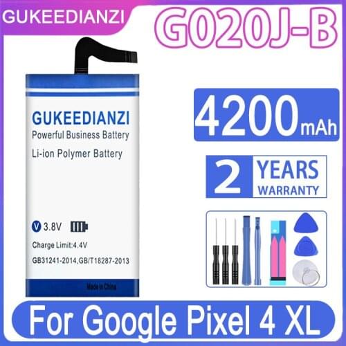 GUKEEDIANZI Replacement Battery G020J-B 4200mAh For Google Pixel 4 XL Pixel4 X