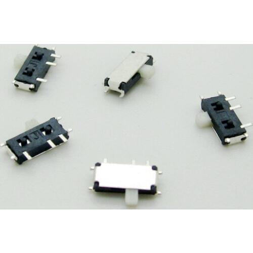 10Pcs Mini 7-Pin On/Off 1P2T SPDT MSK-12C02 SMD Toggle Slide Switch For MP3 MP4