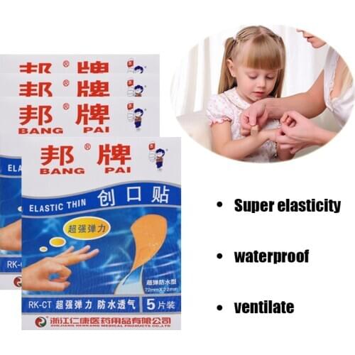 100pcs Band-Aids Breathable Cushion Adhesive Plaster Wound Hemostasis Sticker Band First Aid Bandage Pain Relieves Patch