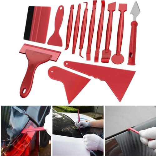13Pcs/Set Car-styling Auto Vehicle Film Smoothing Squeegee Scraper Tools Kit