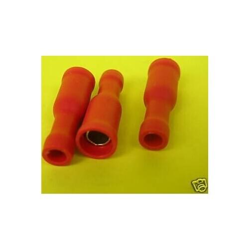 2000 Car 4mm Red Female Socket Terminal Connector RF40