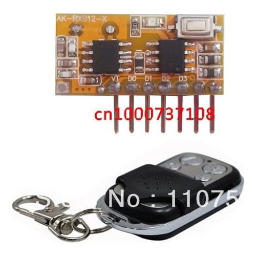 ASK rf transmitter and receiver 315mhz/433.92mhz RF Wireless RX and TX made in China receiver ,Learning code receiver