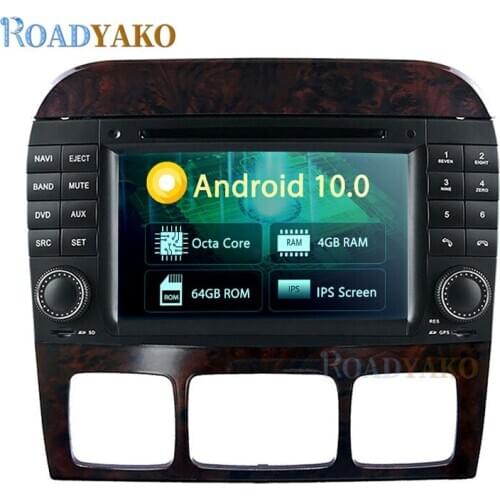 Android 10.0 Car Multimedia Video player For Mercedes Benz S W220 1998-2005 Stereo Auto Car Radio Navigation GPS магнитола 2Din