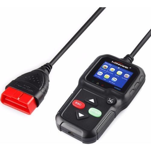 KONNWEI KW680 OBD 2 Autoscanner Supports Multilingual Automotive Scanner OBD2 Auto Diagnostic Scanner Car OBD