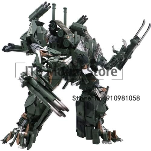 BMB LS-10 Action Figure Transformation Brawl Magnified Ver Tank Movie Alloy Anime Noisy Toy Kids 28cm Robot Model Gift Figma