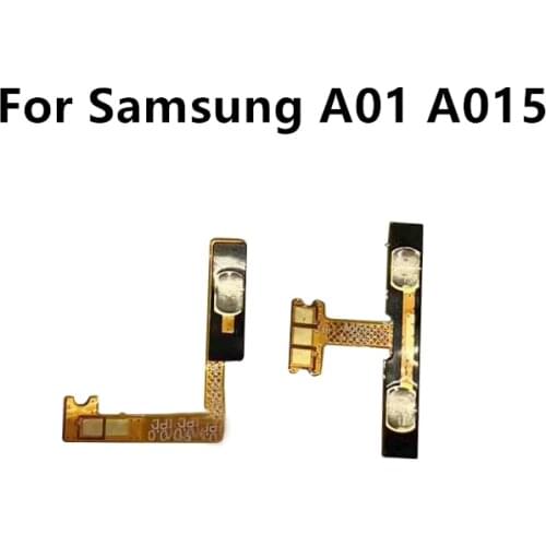 For Samsung A01 A015 Power Volume Side Key Button Flex Cable ON OFF Switch For SAMSUNG A015 Flex Cable Replacement Repair Parts