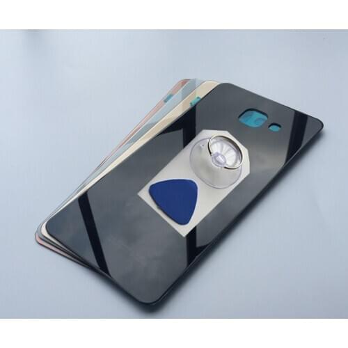 For Samsung Galaxy A3 2016 SM-A310F A310 A310F Mobile Phone Back Glass Cover Housing Frame Rear Panel Battery Door Case + Tools