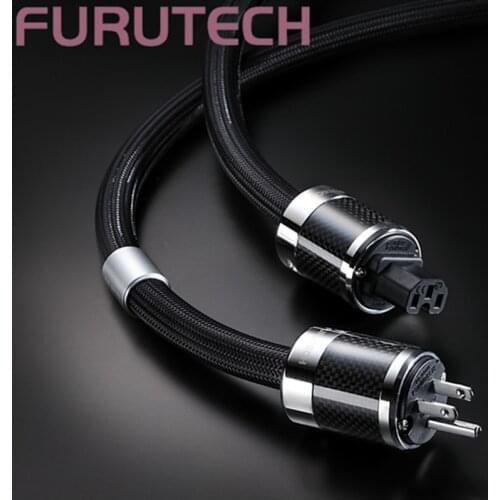 FURUTECH Alpha PS-950-18 Alpha-OCC Conductor Carbon Fiber Flagship Fever Upgrade Power Cord AC Power Cable