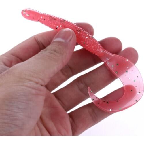 HENGJIA 6pcs/lot Soft Insect Wobblers Bait Worm 9.2g 12cm Swimbaits Fishing Lures for Carp Fishing