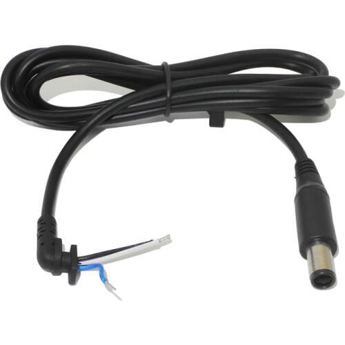 7.4 x 5.0 / 7.4*5.0 mm Power Cable Cord Connector DC Jack Charger Adapter Plug Power Supply Cable with LED Light for Dell Laptop
