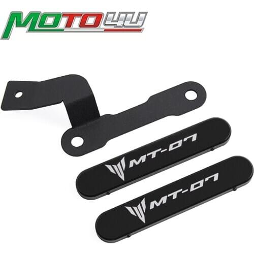 1 Set Footrest Cover Passenger Footpeg Removal Delete Kit Refit Motorcycle Decorative top For YAMAHA MT07 MT 07 2014 2015 2016
