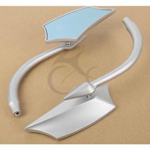 Oblique Spear Custom Motorcycle Rear View Mirror For Harley Street Glide FLHX Road King FLHR