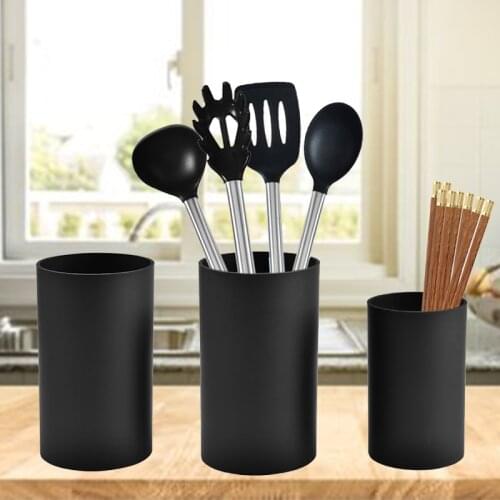 Kitchen Storage Tube Kitchenware Storage Rack Scissors Organizer Holder Knives Shelf Tableware Cup