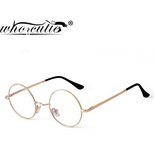 WHO CUTIE Fashion Small Round Glasses Frame Women Men 2020 Brand Design Vintage Blue Blocking Light Eyeglasses Circle Lens S222