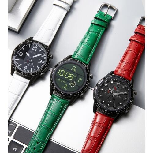 Genuine Leather Strap for Tissot Seiko Watchband Mens Wristband Women 12-24mm Pin-buckle Bracelet Alligator Grain Accessories