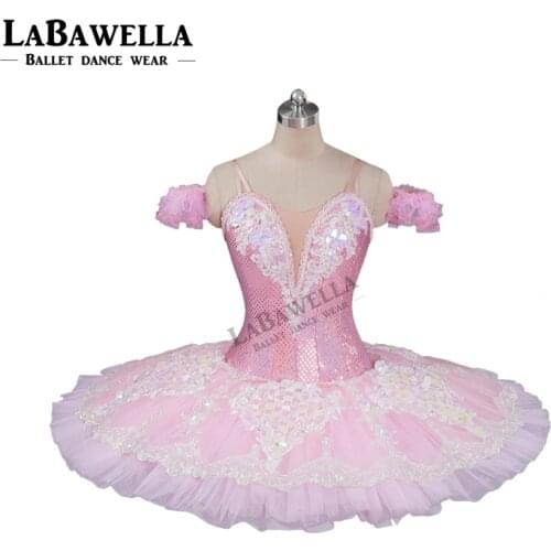 Pink Sleeping Beauty Pallter Tutu Costumes Pink Classical Ballet Tutu Adult Pancake Ballet Professional Ballet TutusBT9087