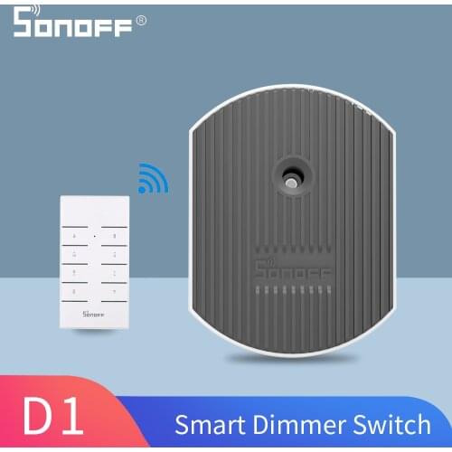 SONOFF Dimmer Switch D1 Wifi Smart Switch Module Adjust Light RM433 RF APP Voice Remote Control Work for Google Home Alexa