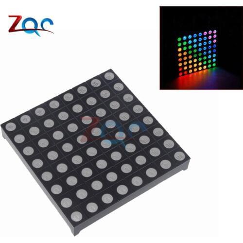 5mm Led Dirmeter Full Color 8x8 8*8 Mini Dot Matrix LED Display Red Green Bule RGB Common Anode Digital Tube Screen DIY