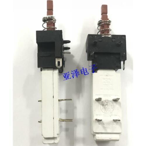 [YK] ITT power switch TV-3 press toggle switch 4A 250V shaft 20mm self locking switch ISOSTAT total 74.5mm