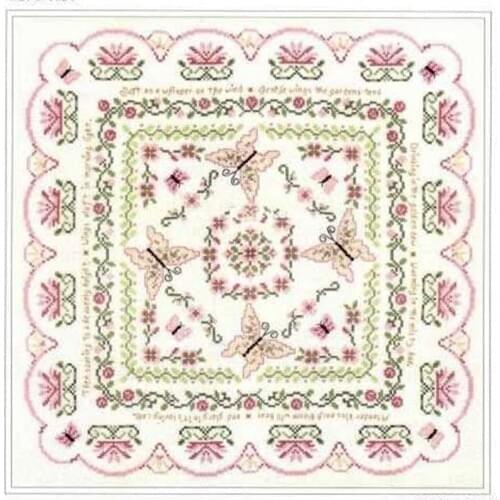 Customized Embroidery Butterfly Garden Where to Buy Cross Stitch Supplies with 100% Cotton Floss & Free Shipping for Home Decor