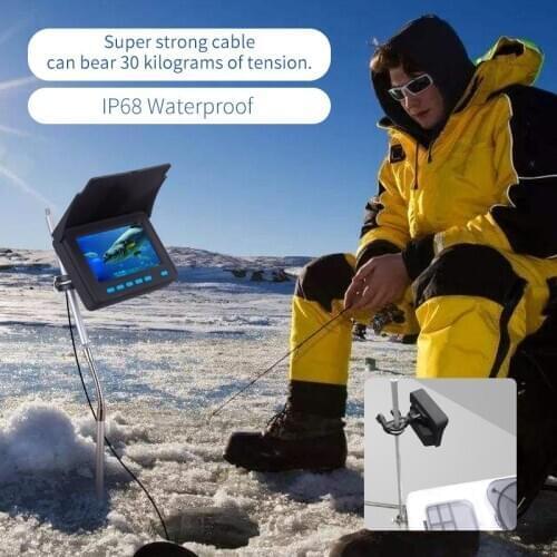 WF25C 4.3inch mini Fish Finder Underwater Fishing Camera 20M/30M Camera For Ice Fishing ensile strength 30KG