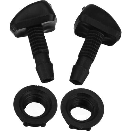 1Pair Car Windscreen Washer Wiper Sprayer Nozzle Front Window Spray Jet 28mm
