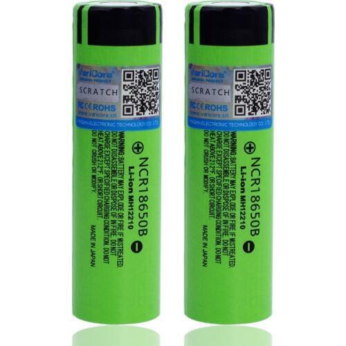 10-40PCS 2020 VariCore Original 18650 3400mAh battery NCR18650B with original new 3.7V Suitable for flashlights