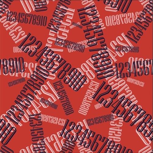 145cm*100cm polyester chiffon fabric dress alphabet art pattern custom printed thin shirt sewing fabric