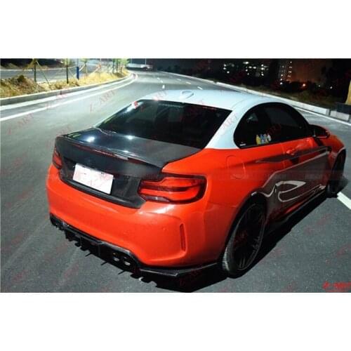 2015-2019 Z-ART for BMW M2 Carbon fiber rear trunk lid OEM carbon fiber tail lid for BMW M2 F87 carbon fiber rear trunk hood