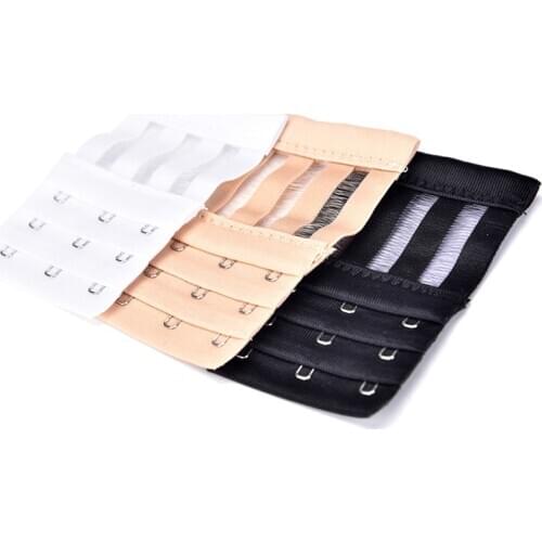 3 Rows 3 Hooks Bra Extender Extension Clip On Strap Bra Lengthened Buckle Adjustable Buckles Bra Clasp