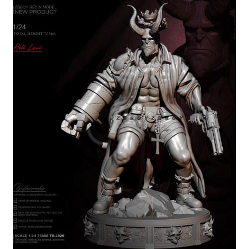 75mm 1/24 Resin model kits figure colorless and self-assembled TD-2826