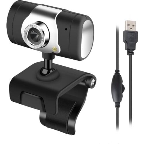 A847 computer camera Web Cam with Microphone USB 12 Megapixel 480P Web Camera with Light for Computer Laptop