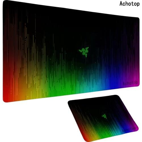 Razer Large Anime Pink Mousepad Gamer Cute XL Gaming Mouse Pad 800x300mm Otaku Locking Edge Big Fashion Laptop Notebook Desk Mat