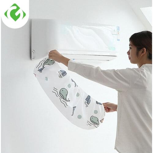 Dampproof Printing Mouldproof Home Decor Living Room Accessories Hanging Air Conditioning Tools Air Conditioning Cover 1 PC