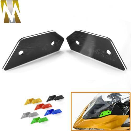 For KAWASAKI NINJA400 2018 NINJA 400 2019 Motorcycle Accessories Moto Rearview Mirrors Hole Cover For KAWASAKI NINJA Accessorios