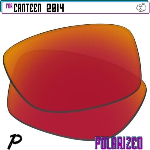 EZReplace Polarized Replacement Lenses for - Oakley Canteen 2014 Sunglasses - Red P